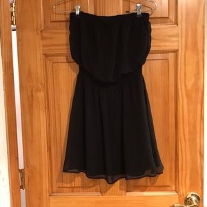 Black, Bandeau/Tube Top Dress. 💃